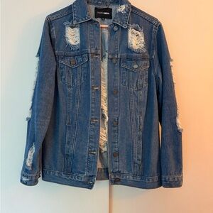 Fashion Nova Light Blue Denim Jacket